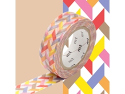 Cinta Crepé multicolor Tonos Cálidos MASKING TAPE (1,5 cm X 7m)