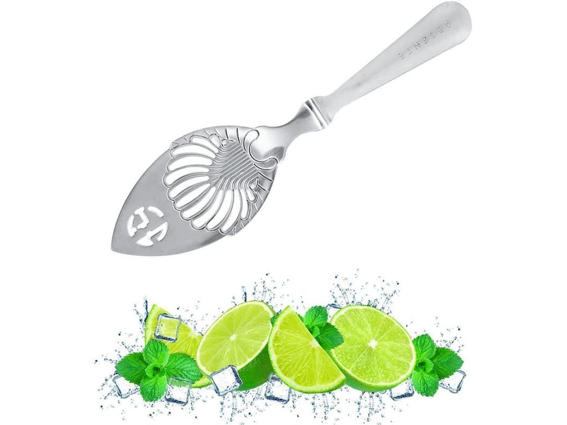 Cucharas De Absenta De Acero Inoxidable 304, Diseño Único Con Filtro Para Bar, Té Y Café.