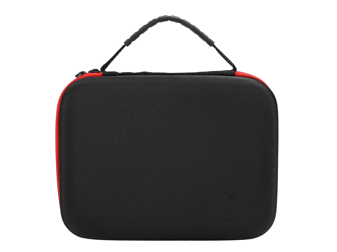 Bolsa De Transporte Protectora De Náilon Duro Para Óculos Vr Oculus Go Preto E Vermelho