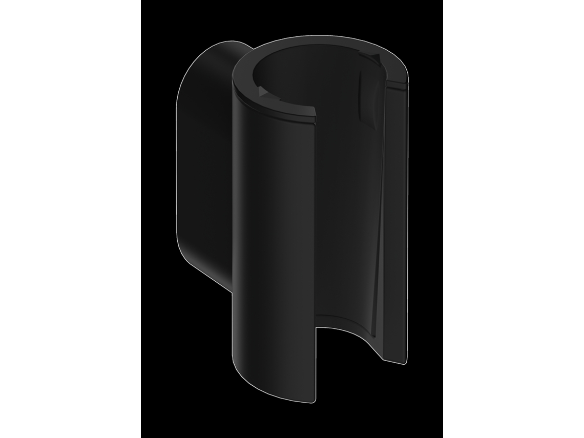 Soporte de ducha Hansgrohe Porter Fine, 28885670, negro mate