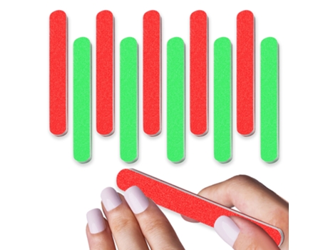 Limas De Uñas De Grano De Doble Cara Herramienta De Pedicura De Manicura De Tablero De Esmeril -Style1 ZMDECQNA 10 Un