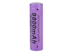 Batería De Litio 18650 Recargable De 3.7v Y 9800mah Para Linternas