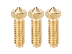 Kit Bico De Latão Para Impressora 3d Anycubic Kobra 2 Pro/max/plus Extruder Hotend 0.4mm 1.75mm 3 Peças