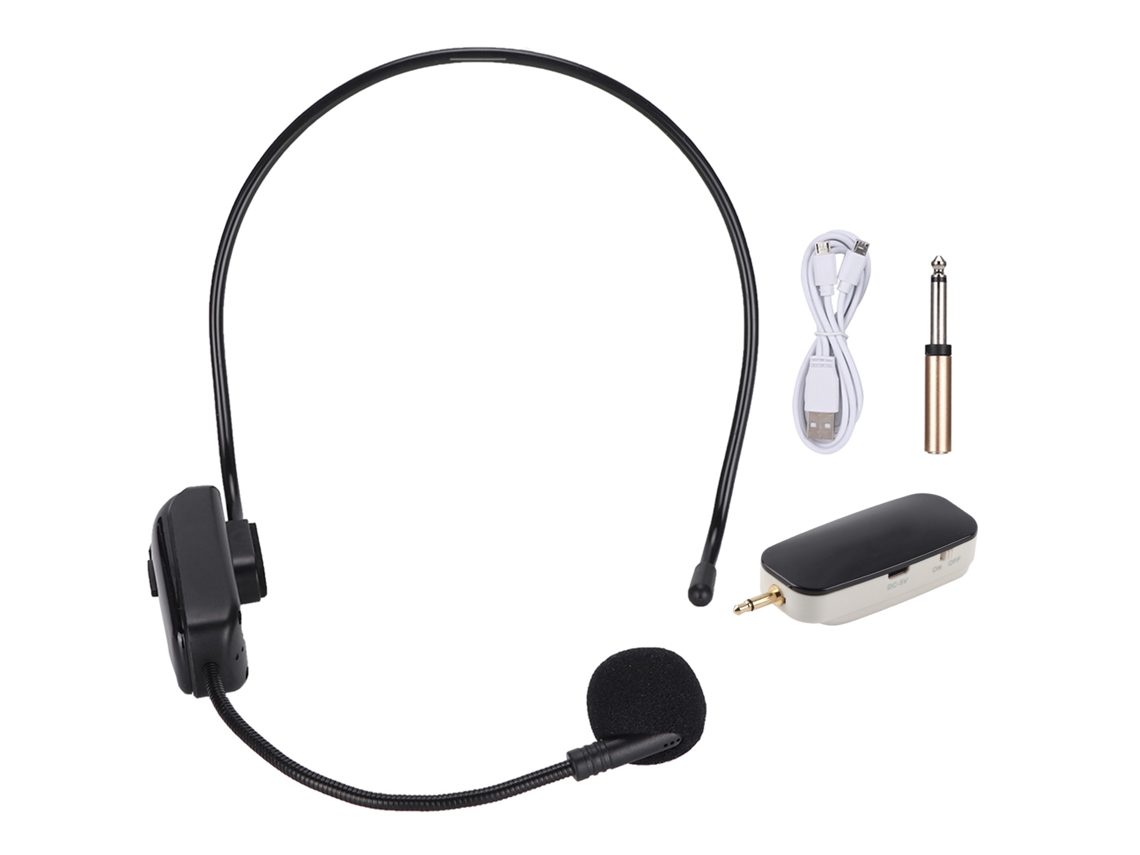 Auriculares Con Micrófono Inalámbrico Uhf Para Docencia, Reuniones Y Guías Turísticos.