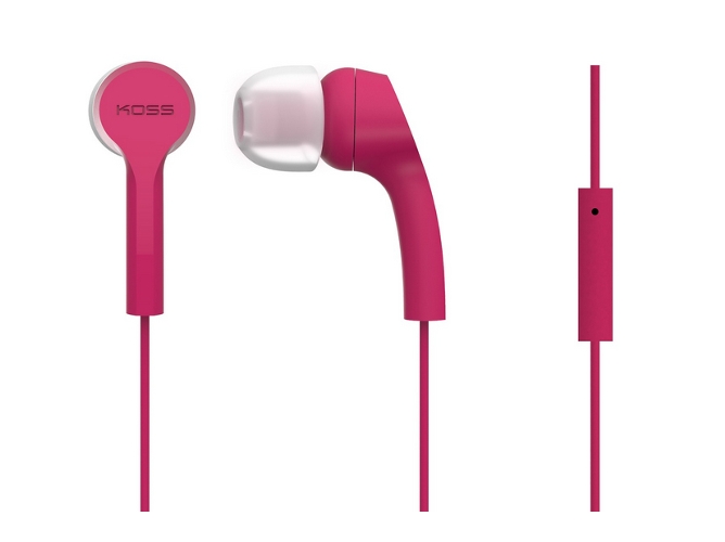 Auriculares con Cable KOSS KEB9i (In Ear - Micrófono - Rosa)