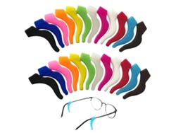 12 pares de almohadillas de silicona suave antideslizantes para gafas