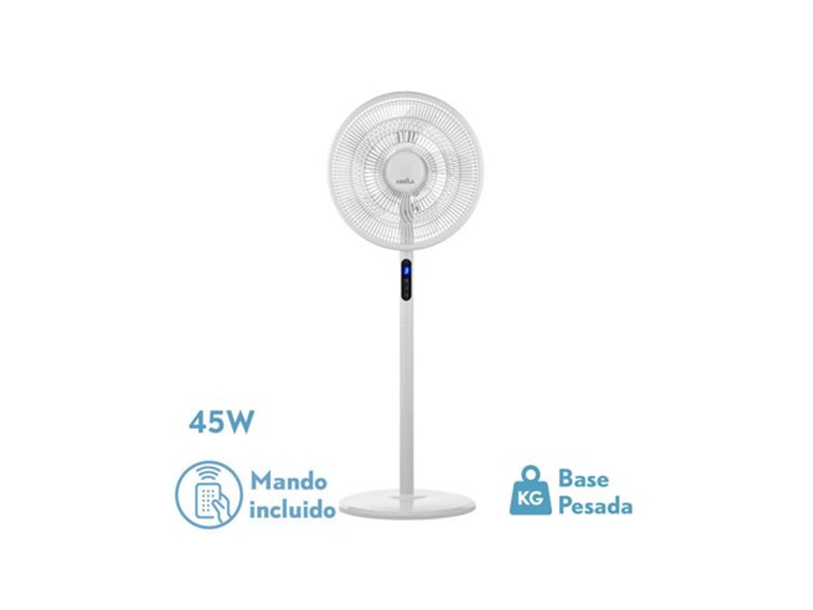 Ventilador de Pie Icono Blanco 45W Oscilante FABRILAMP