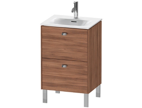 Mueble de lavabo DURAVIT Brioso vertical 52,0 x 41,9 cm 2 cajones incl. recorte de sifón y delantal para lavabo Viu 234453