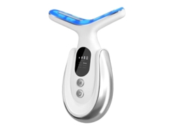 Masajeador facial de cuello 7 en 1, masajeador facial de mano para un cuidado mejorado de rostro, cuello y hombros con función de vibración Bestvite