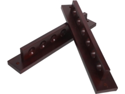 Estante De Pared De Madera Maciza Para Tacos De Billar