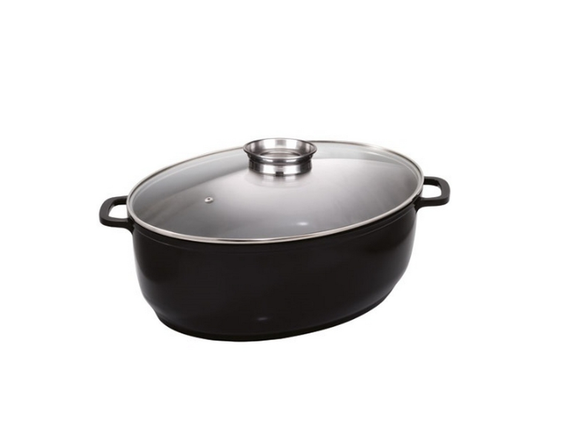 Olla De Cocción Lenta Ovalada Jumbo De 43 Cm / 11 L 384931 - Baumalu