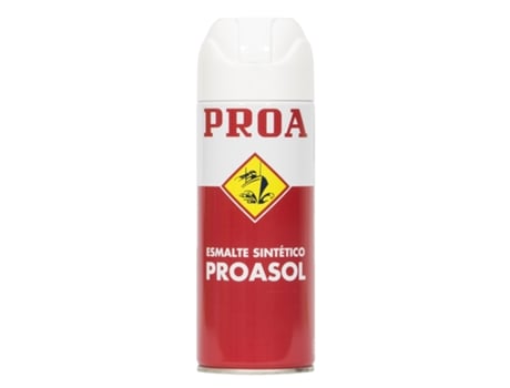 ESMALTE SINTÉTICO EN SPRAY Esmalte de secado rápido y gran dureza en spray PROASOL PROA 400 ML Amarillo Grúas RAL 1028