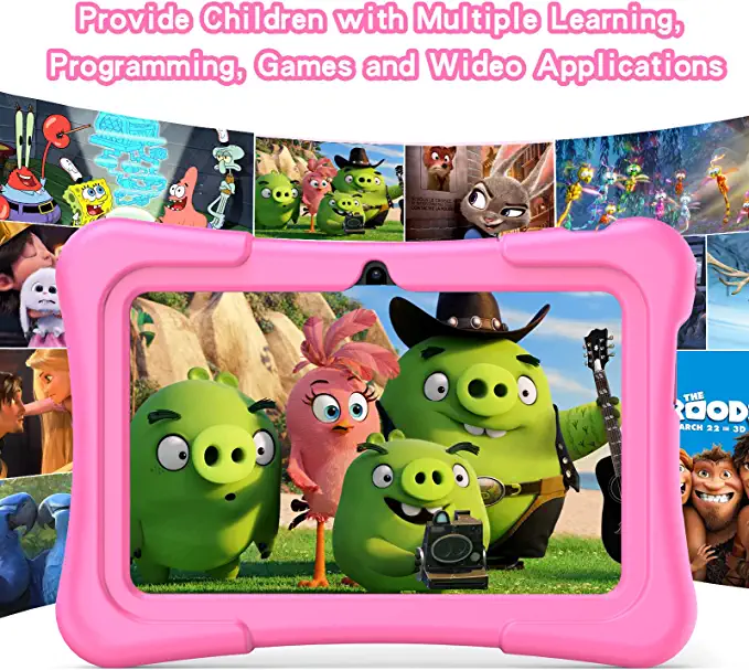 PRITOM Tablet infantil de 7 polegadas, Quad Core Android 10, 32 GB