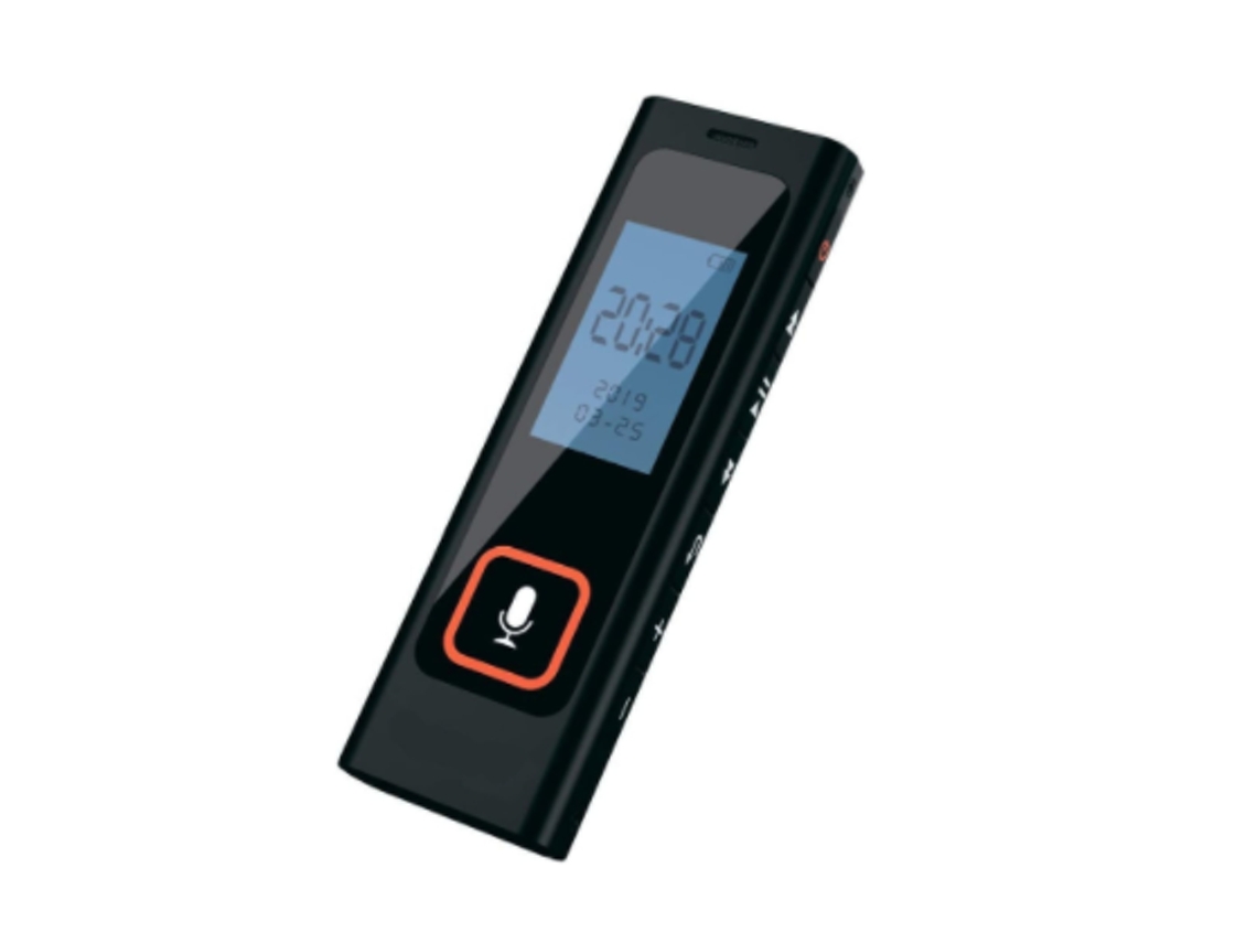Grabadora de voz con micrófono sensible, reducción automática de ruido, 582 h de reproducción, USB 8G duradero, Yizhood (negro)