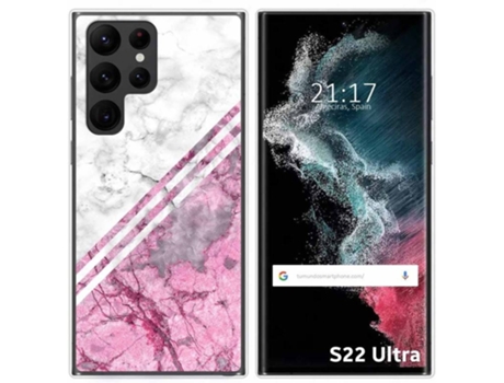 Carcasa Samsung Galaxy S22 Ultra 5G TUMUNDOSMARTPHONE Dibujos Mármol 03 Multicolor