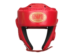 (rojo M) Casco De Boxeo, Protección De Barbilla Completamente Cerrada, Equipo De Protección Facial De Mono Para Muay Thai