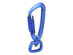Gancho Para Rifle Con Cierre Automático Giratorio De 360° Para Collar De Perro, Mochila Azul