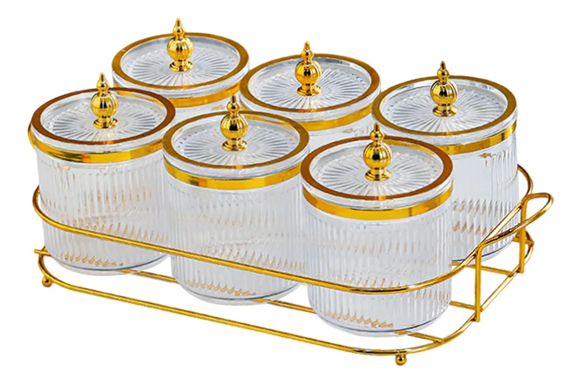 Bandeja nórdica para servir, recipiente dividido con tapa transparente, lowmoose