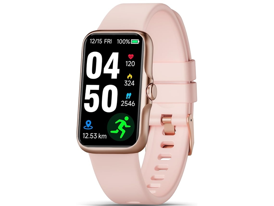 Reloj inteligente con monitorización de frecuencia cardíaca y oxígeno en sangre 24/7, monitor de sueño, rastreador Yunzii