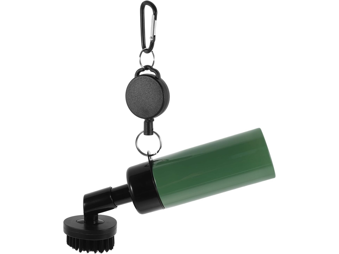 Cepillo para limpiar palos de golf, para uso en exteriores.