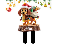 Estacas Navideñas Genéricas Para Césped Estaca Decorativa Navideña Para El Suelo, Artículos De Fiesta De Acrílico,