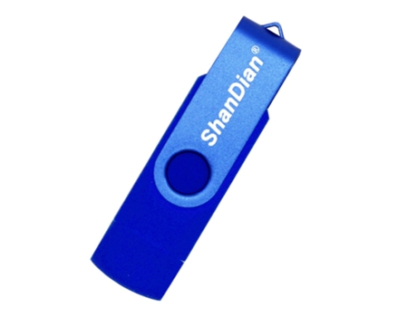 Pen USB SLOWMOOSE Almacenaje Externo de Alta Velocidad Otg (Azul - 128GB)