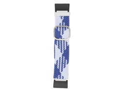 Correa Elástica Ajustable De Nailon Para Redmi Watch 2, Azul Y Blanco.