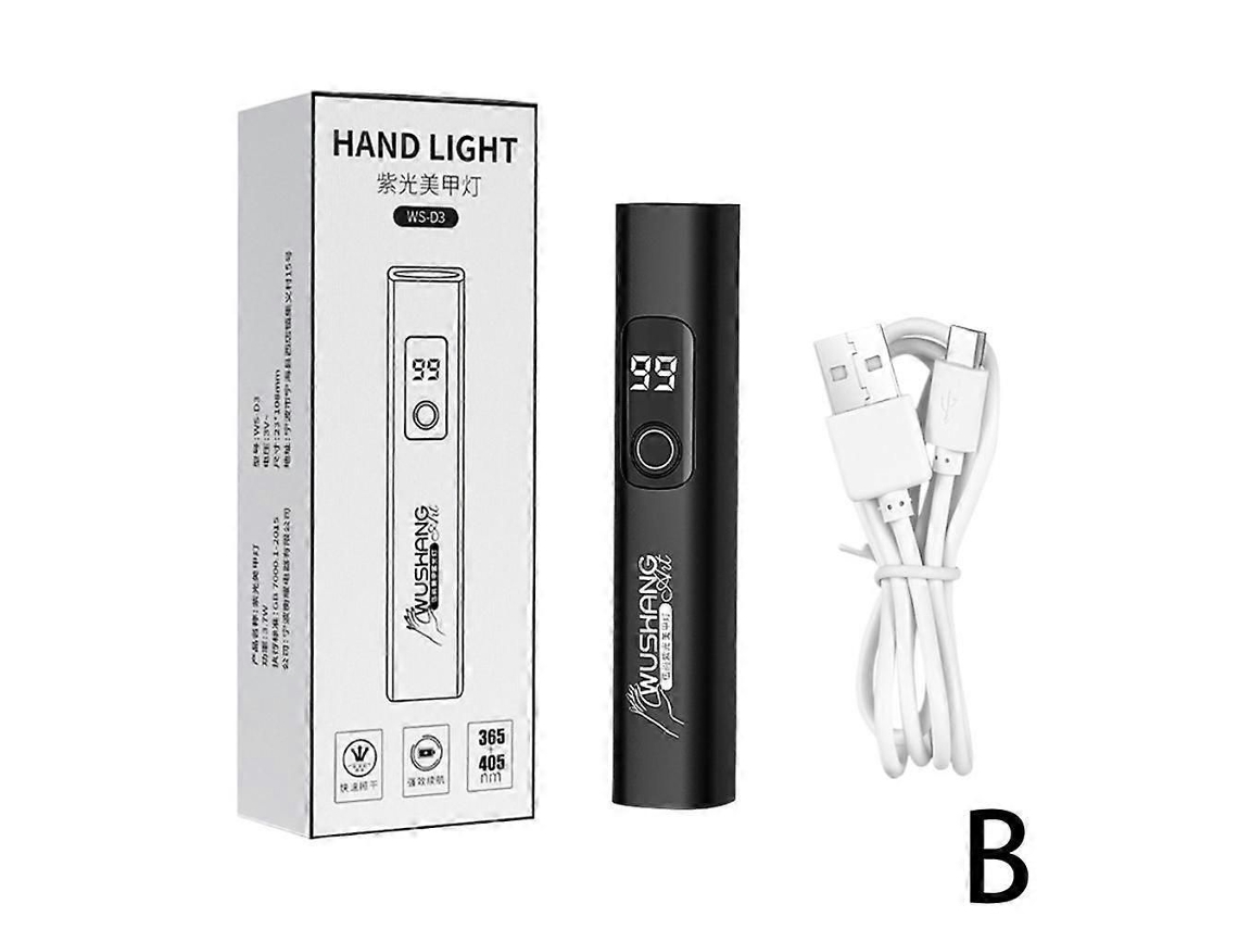 Máquina Secadora de Unhas Uv Recarregável Portátil com Lâmpada Led para Secagem Rápida de Unhas Artísticas GOKOCO