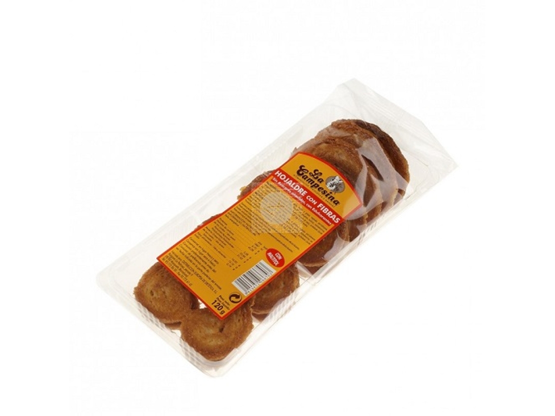 Suplemento Alimentar CAMPESINA Palmeras Hojaldre Sin Azucar (120 Gr)