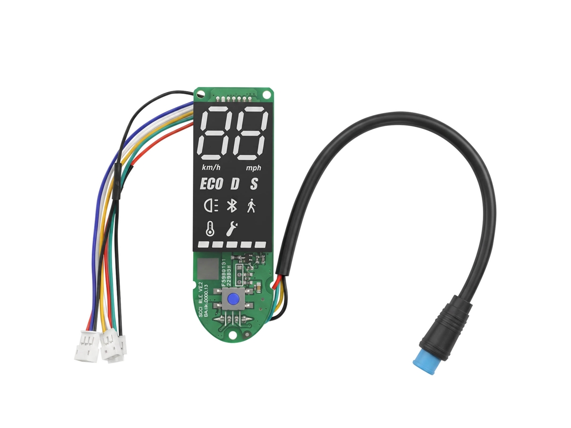 Pantalla Display Para Patinete Ninebot G30 Max Con Conectores Impermeables