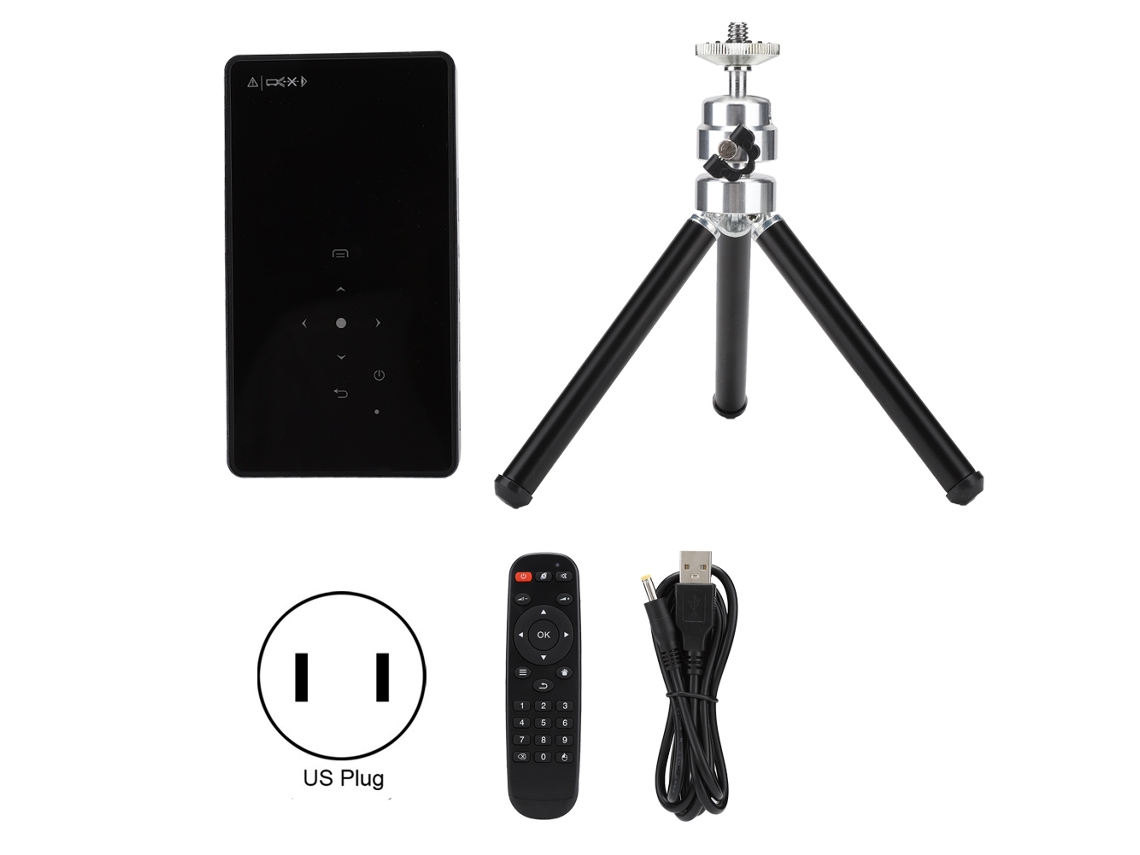 Mini proyector portátil inteligente compatible con Wifi Android