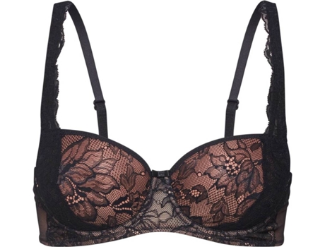 Sujetador TRIUMPH Encaje Mujer (80 - Negro)