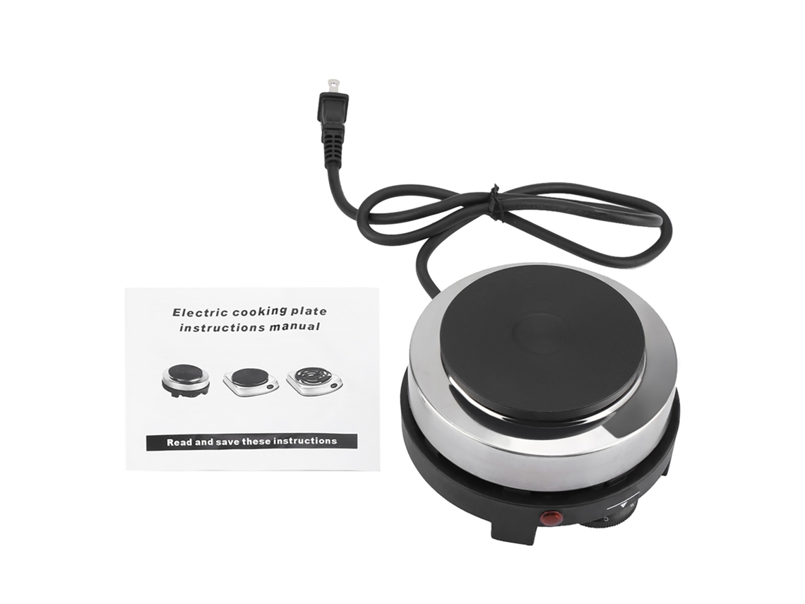 Minicocina Eléctrica Portátil Multifuncional De 500 W Con Placa De Cocción De Calentamiento Rápido.