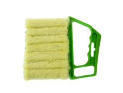 Cepillo Multifuncional Para Limpiar Persianas Y Ranuras, Con Diseño Que No Deja Pelusa, Fabricado En Pp Y Fibra Ecológica.