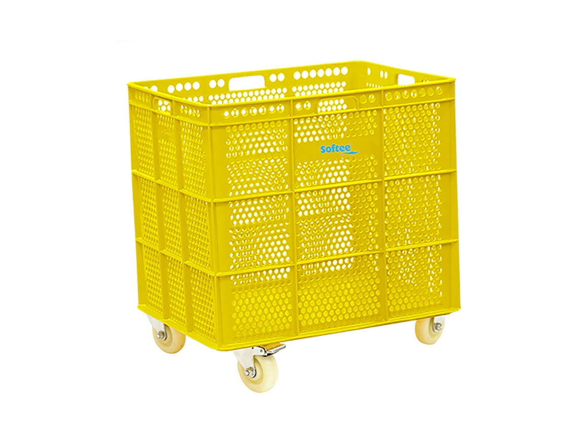 Cesto con Ruedas SPORTS EQUIPE (Amarillo)