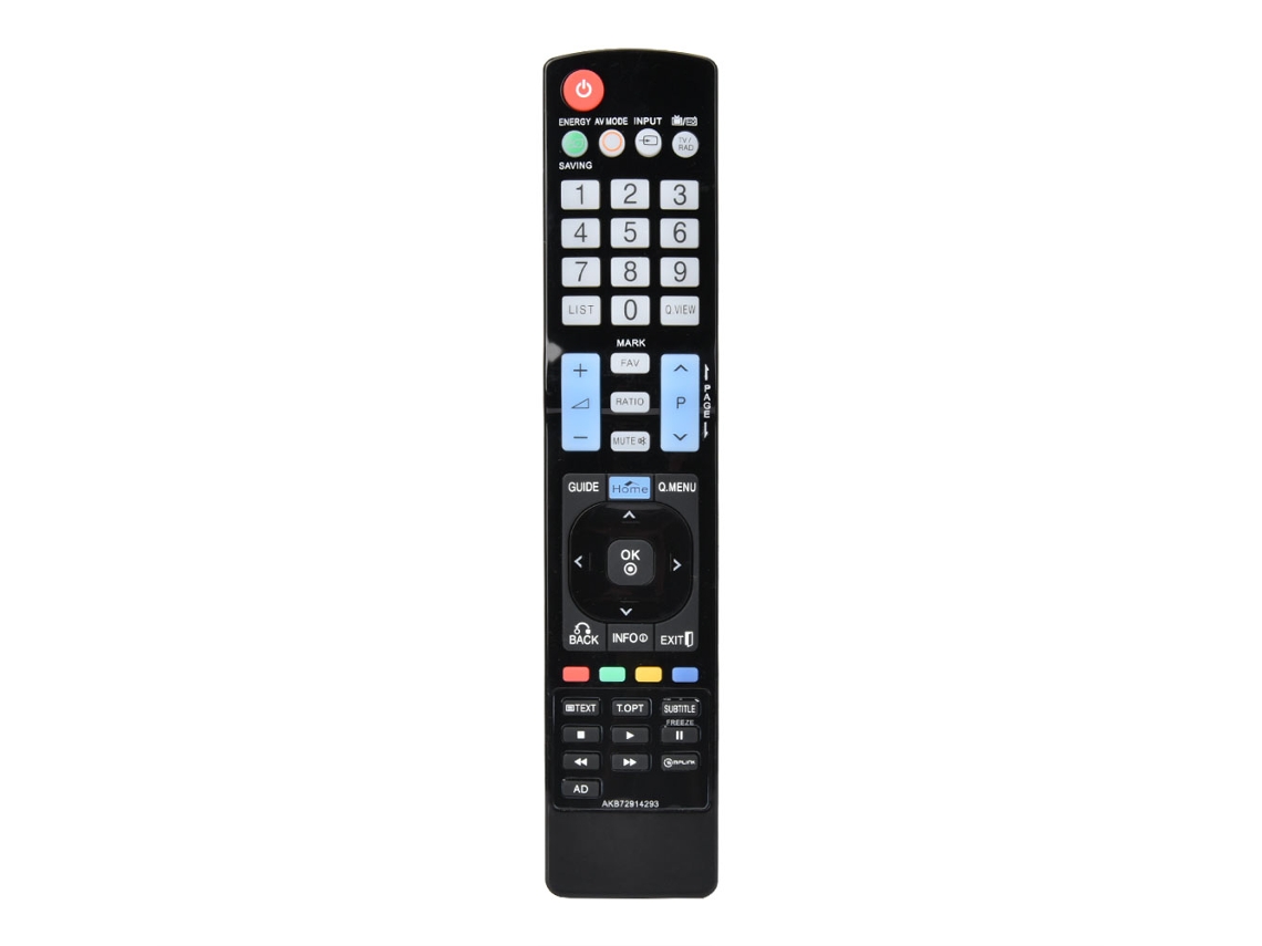 Mando A Distancia Universal Para Televisor Lcd Lg Akb72914293 Con Botones Grandes Y Diseño Ergonómico.