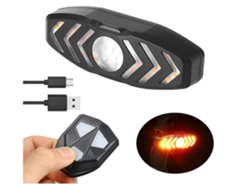 Luz Trasera Bicicleta Control Remoto Blanco