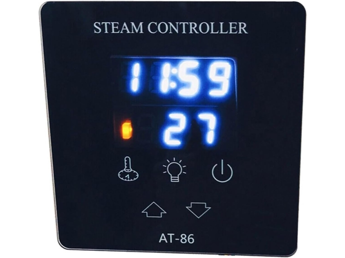 Controlador AT 86 para calentador eléctrico de sauna, compatible con generadores de baño de vapor y estufas de vapor de la serie AT. SFUSHOS