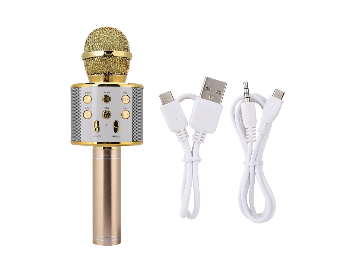 Micrófono EOOCOO (carga inalámbrica, conexión Bluetooth)