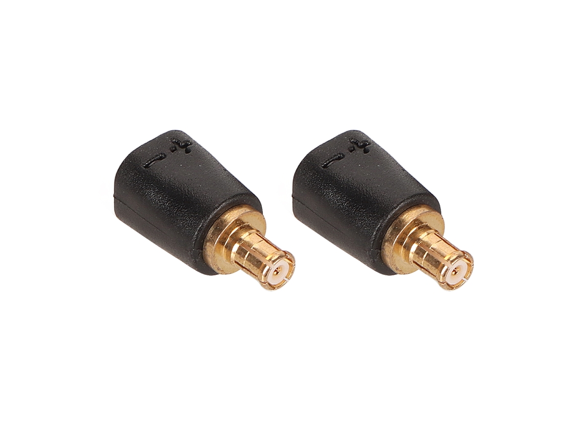 Adaptador A2dc Macho A Hembra De 0,78 Mm Y 2 Pines Para Auriculares Audio Technica Cks1100 E40 Ls200 Ls50 - Negro