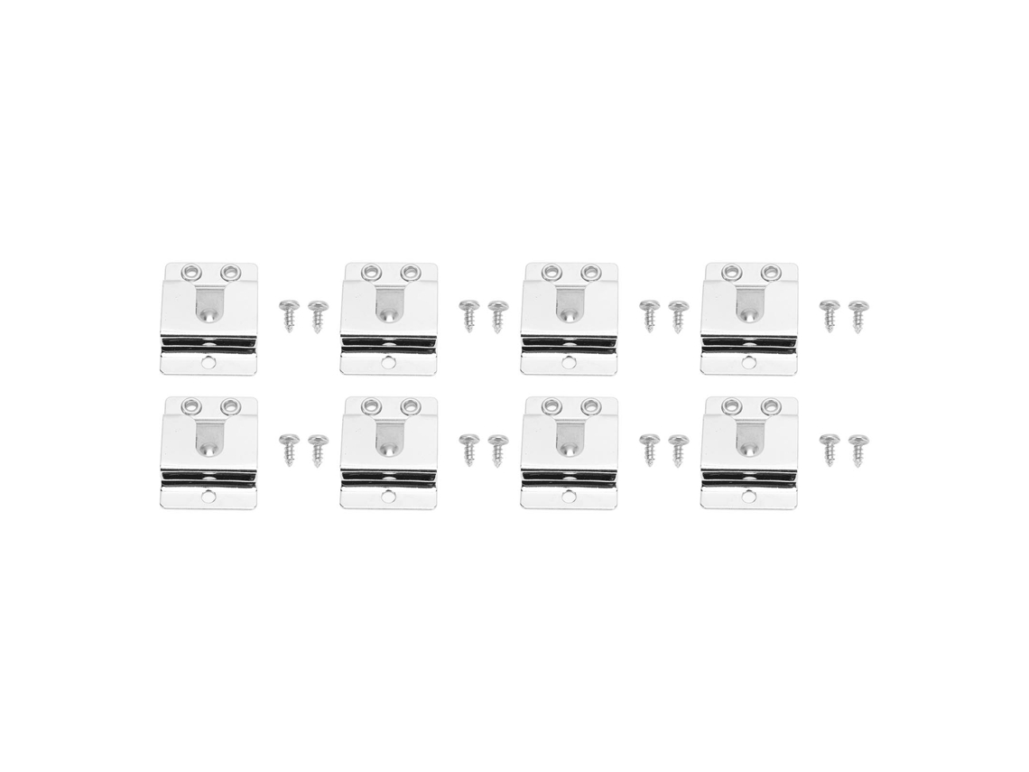 8 Abrazaderas Metálicas De Suspensión Para Micrófono Para Radios Kenwood Con Tornillos Para Una Fácil Instalación.