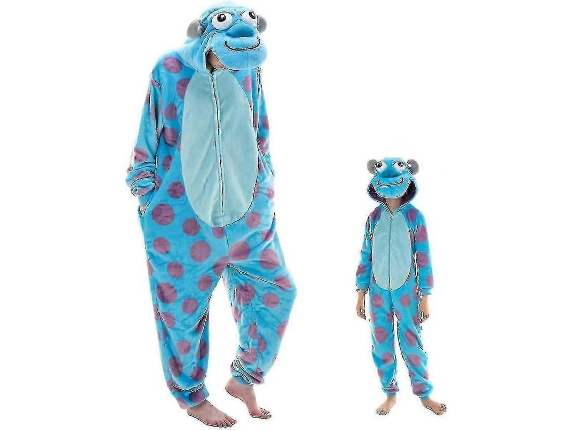 Pijama Enterizo De Franela Unisex Para Adultos Y Niños, Disfraz De Animal Para Cosplay, Pijama De Halloween.