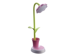 Omni-lámpara De Escritorio Portátil Con Patrón Floral Recargable Por Usb Y Batería De Litio 1200ma