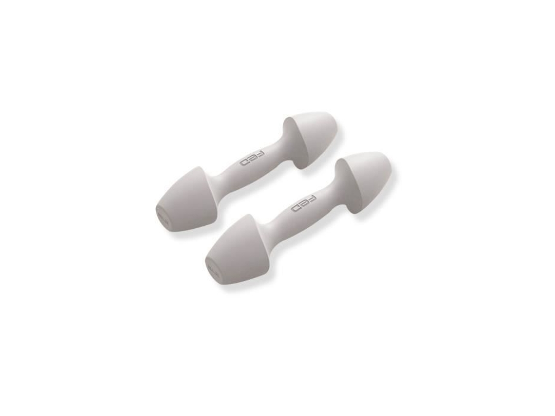 Kit 2 mancuernas fitness Xiaomi FED, total 0,9kg, Diseño Premium, Multifunción, Gris