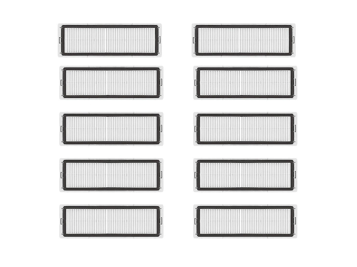 10 filtros HEPA lavables compatibles con el aspirador automático Xiaomi Dreame Bot W10.