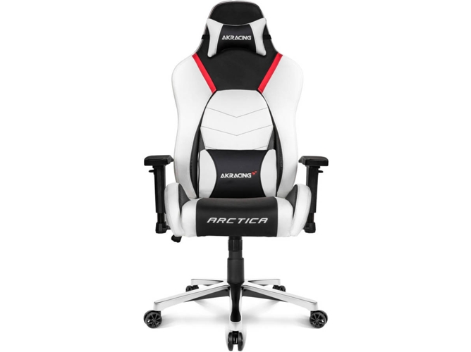 Silla De Oficina akracing akpremiumsv gaming masters series premium plata negro espuma metal