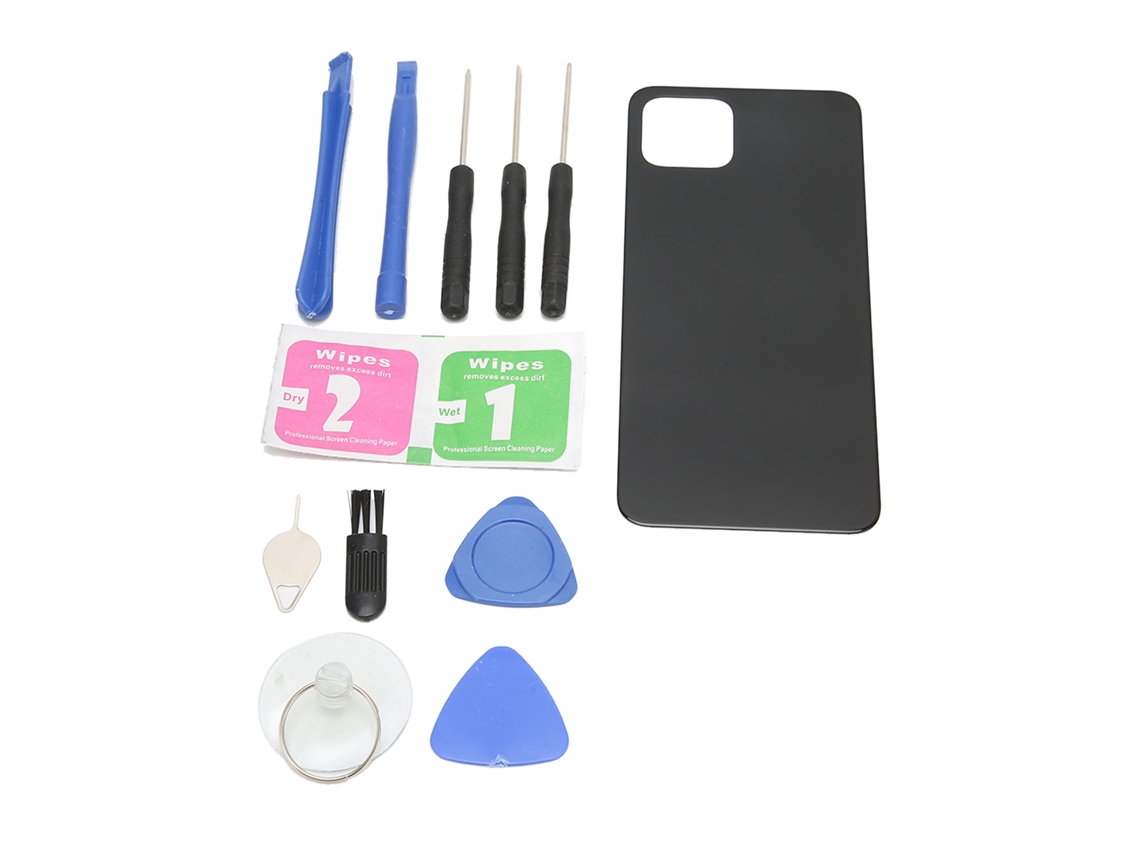 Cubierta Trasera De Cristal Para Batería De Repuesto Del Google Pixel 4 De 5,7 Pulgadas - Negro