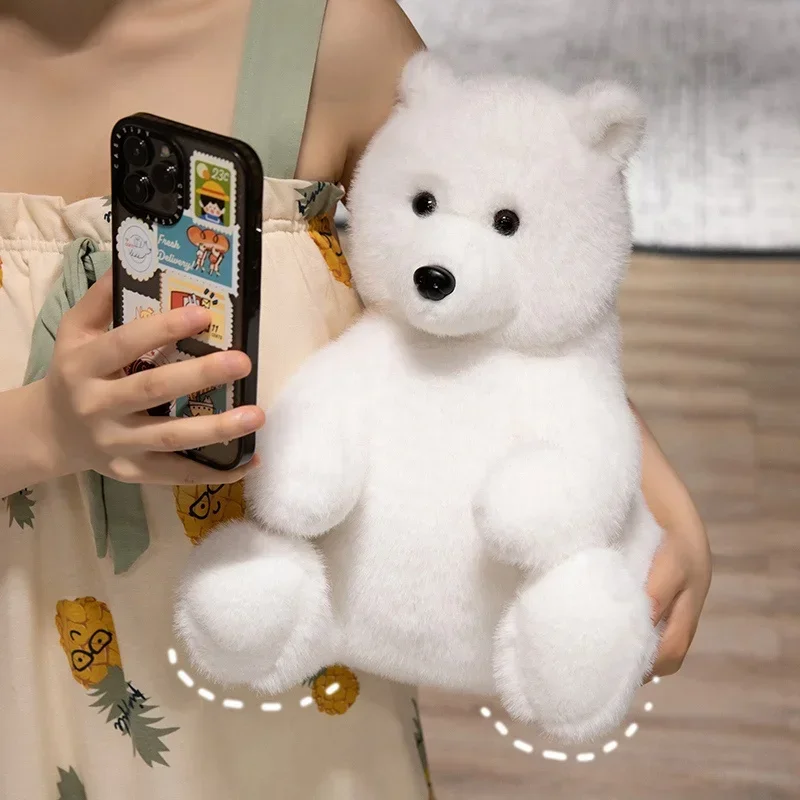 (oso Polar De 35 Cm) Un Adorable Osito De Peluche, El Regalo De Cumpleaños Perfecto.