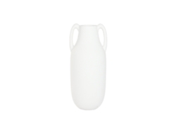 Anfora Fibra Vidrio Asas Rugoso Crudo 38x38x90cm
