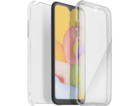 Carcasa Samsung Galaxy A01 AVIZAR Rígido Transparente